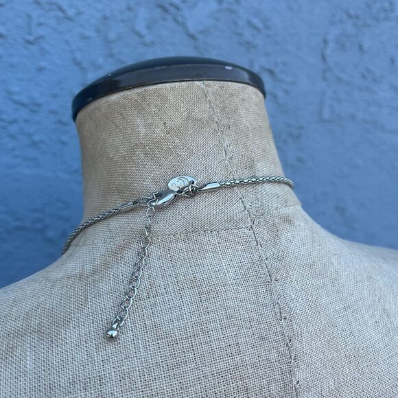 Vintage Fox Necklace Articulated pendant 90s y2k Quirky Statement Jewelry - Picture 6 of 10